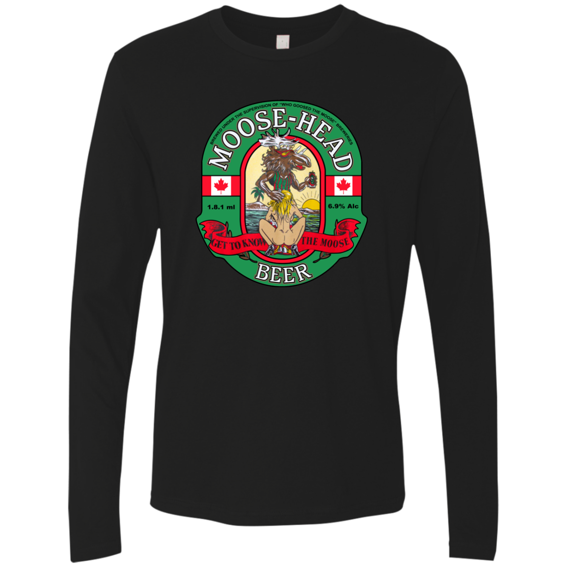 NAUGHTY MOOSE-HEAD BEER