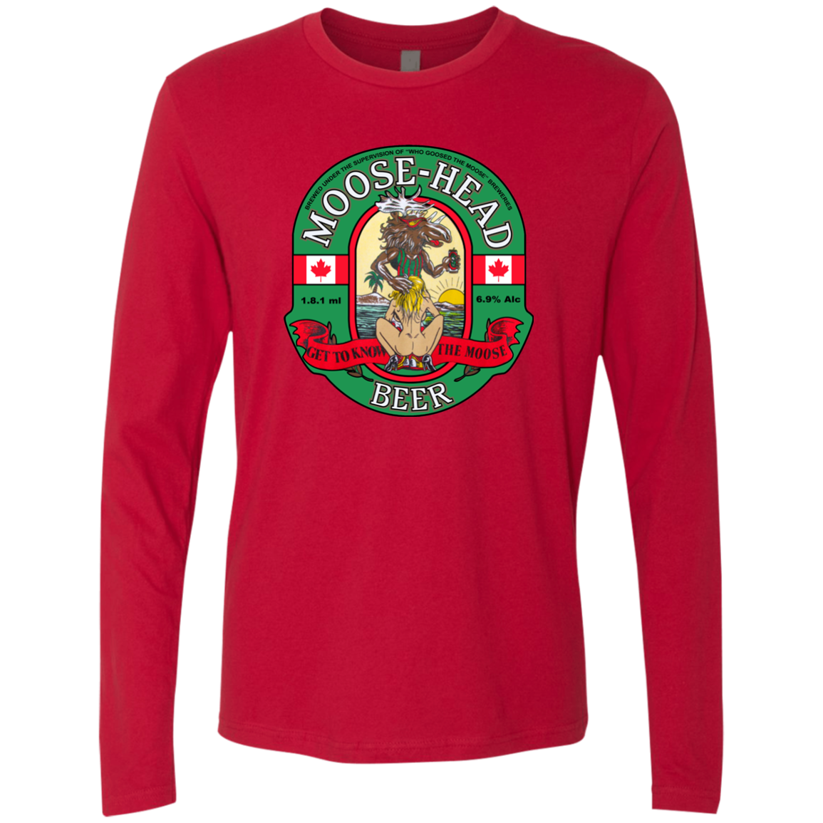 NAUGHTY MOOSE-HEAD BEER