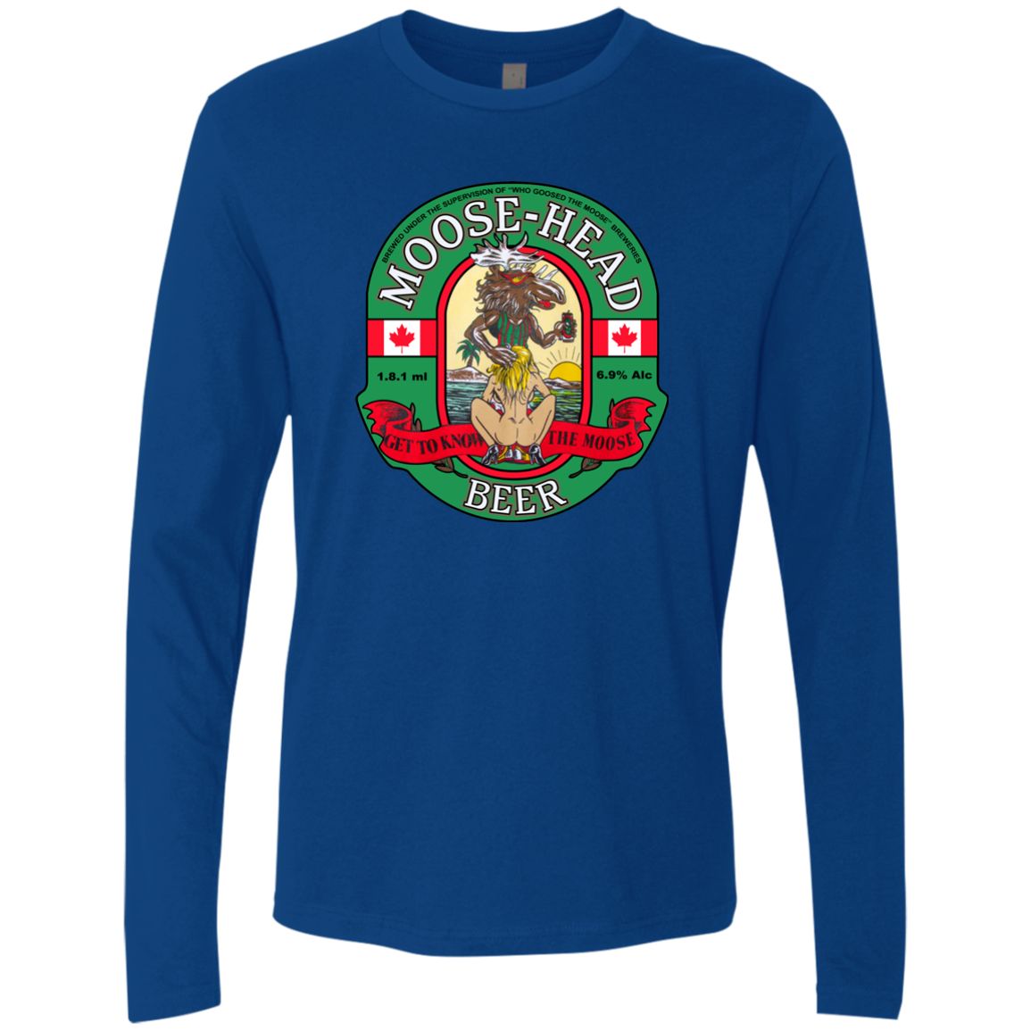 NAUGHTY MOOSE-HEAD BEER